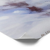 冬のバルト海沿岸リードハット ポスター (角)