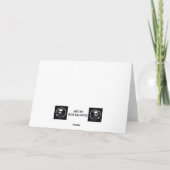 冬のバレンタインデーに永遠の愛 カード (裏面)