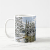 冬のバンフ国立公園 コーヒーマグカップ (左)