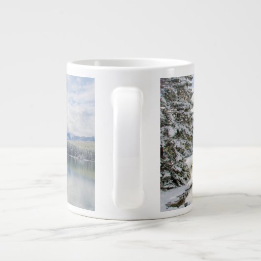 冬のバンフ国立公園 ジャンボコーヒーマグカップ (裏面)