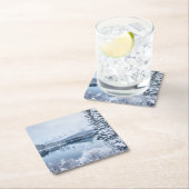 冬のバンフ国立公園 スクエアペーパーコースター (インサイチュ)