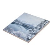 冬のバンフ国立公園 タイル (側面)