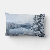 冬のバンフ国立公園 ランバークッション (裏面)