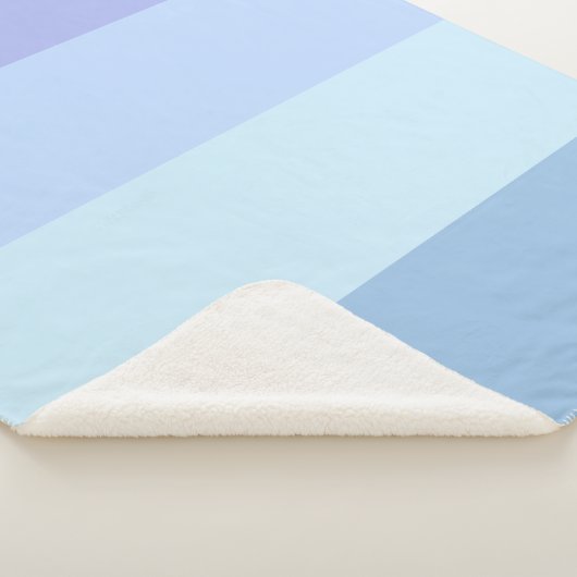 冬のパステルの配色 シェルパブランケット (3/4)