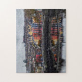 冬のパズルのコルクのアイルランド色 ジグソーパズル (縦)