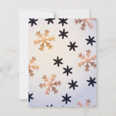 冬のパターン12 ノートカード (裏面)