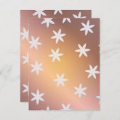 冬のパターン13 ノートカード (正面/裏面)