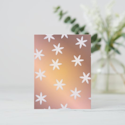 冬のパターン13 ポストカード (スタンド正面)