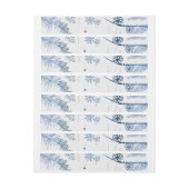 冬のパターン2 ラップアラウンドラベル (シート)