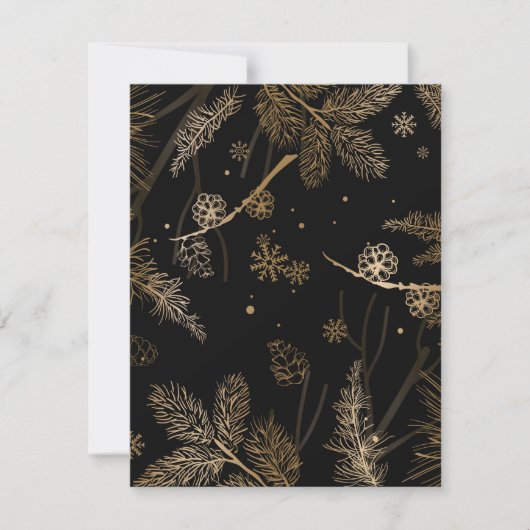 冬のパターン3 ノートカード (正面)