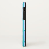 冬のパタ市松模様にン雪だるまと雪の結晶 Case-Mate iPhoneケース (裏面/左)