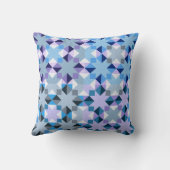 冬のパッチワーク星 クッション (裏面)