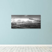 冬のパノラマ キャンバスプリント (インサイチュ (ウッドフロア))