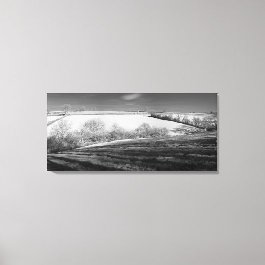 冬のパノラマ キャンバスプリント (正面)