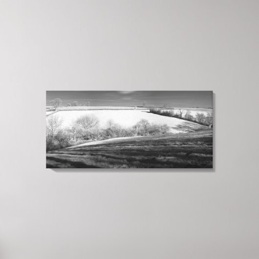 冬のパノラマ キャンバスプリント (正面)
