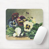冬のパンジー1884年 マウスパッド (マウス)