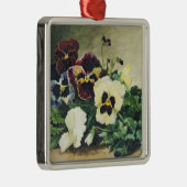 冬のパンジー1884年 メタルオーナメント (右)