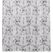 冬のパンジー シャワーカーテン (正面)