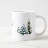 冬のパーソナライズされたシーンボーン中国マグ ジャンボコーヒーマグカップ (右)