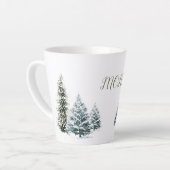 冬のパーソナライズされたシーンラテマグ カフェラテマグ (左アングル)