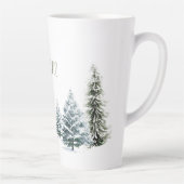 冬のパーソナライズされたシーンラテマグ カフェラテマグ (右)