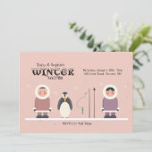 冬のパーティの招待状 招待状 (スタンド正面)