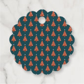 冬のパーティークリスマストイキャットギフト フェイバータグ (裏面)