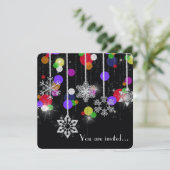 冬のパーティー計画 招待状 (スタンド正面)