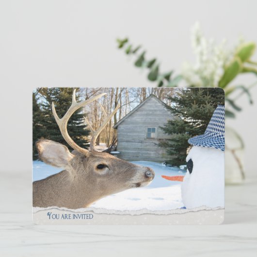 冬のパーティー 招待状 (スタンド正面)