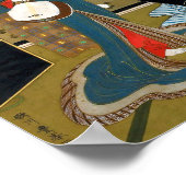 冬のパーティー：歌川豊春木版日本 ポスター