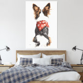 冬のヒゲ キャンバスプリント (インサイチュ (寝室))