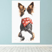 冬のヒゲ キャンバスプリント (インサイチュ (ウッドフロア))