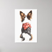 冬のヒゲ キャンバスプリント (正面)