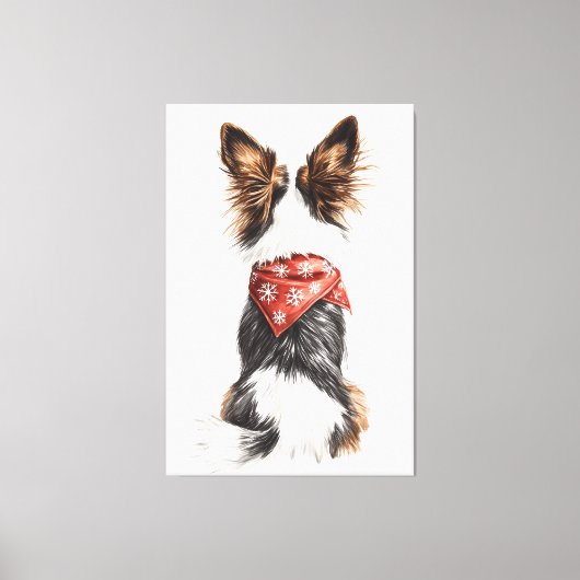 冬のヒゲ キャンバスプリント (正面)