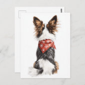 冬のヒゲ ポストカード (正面/裏面)