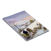 冬のヒツジを食べ物を与えること ノートブック (右側)