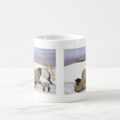 冬のヒツジ コーヒーマグカップ (中央)