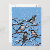 冬のヒヨリ ポストカード (正面/裏面)