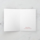 冬のビクトリアンシーンの非フォトクリスマス シーズンカード (内部)