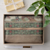 冬のビクトリアンスケートで滑るとそり 薄葉紙 (ギフト)