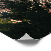 冬のビスタブリッジからフード山 ポスター (角)