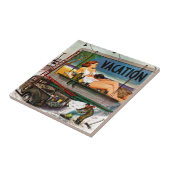 冬のビルボード画家:Stevan Dohanos著 タイル (側面)