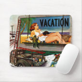 冬のビルボード画家:Stevan Dohanos著 マウスパッド (マウス)