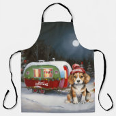 冬のビーグルキャラバンクリスマスアドベンチャー エプロン (正面)