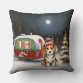 冬のビーグルキャラバンクリスマスアドベンチャー クッション (裏面)