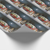 冬のビーグルキャラバンクリスマスアドベンチャー ラッピングペーパー (角)