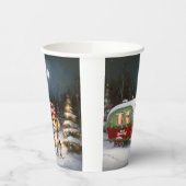 冬のビーグルキャラバンクリスマスアドベンチャー 紙コップ (左)