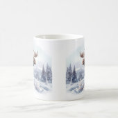 冬のビーズウォーターカラームース –  コーヒーマグカップ (中央)