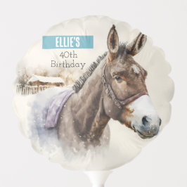 冬のビーズドンキー – 誕生日パーティー –  バルーン