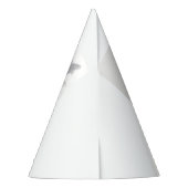 冬のビーズラクーン – バースデーパーティーハット パーティーハット (裏面)